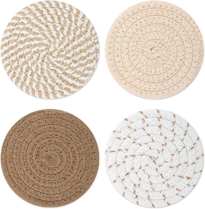 Woven Coasters by Unknown
