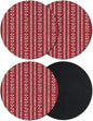 Traditional Minimalist Coasters Set of 4, Absorbent Coasters by Unknown