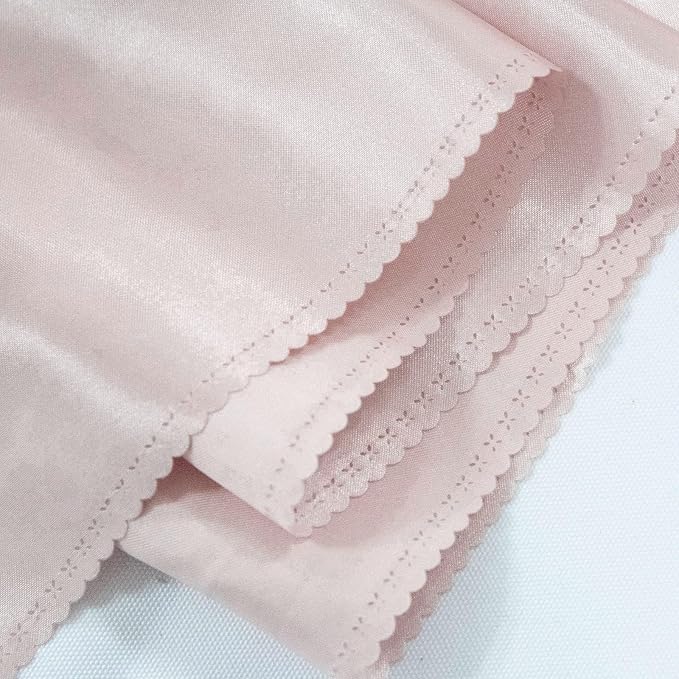 Rose Gold Table Runners, 12x108 Inches, 6 Pack | Satin, Silk and Smooth Fabric - Image 3