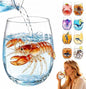 Lobster 3D Ocean Glass, Artistic Handcrafted Marine Animal Tumbler | Stemless by Unknown
