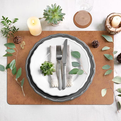 comfoyar Faux Leather Placemats - Image 2