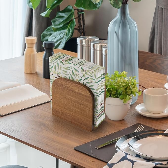 ALELION Acacia Wood Napkin Holder - Image 7