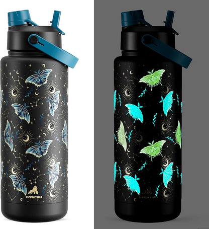 POWCAN 40 oz Insulated Water Bottle by POWCAN