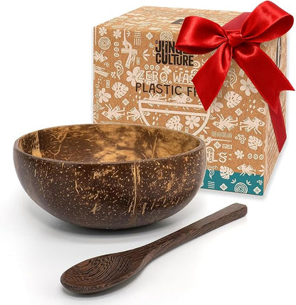 Jungle Culture 1 Coconut Bowl & Spoon by JungleCulture