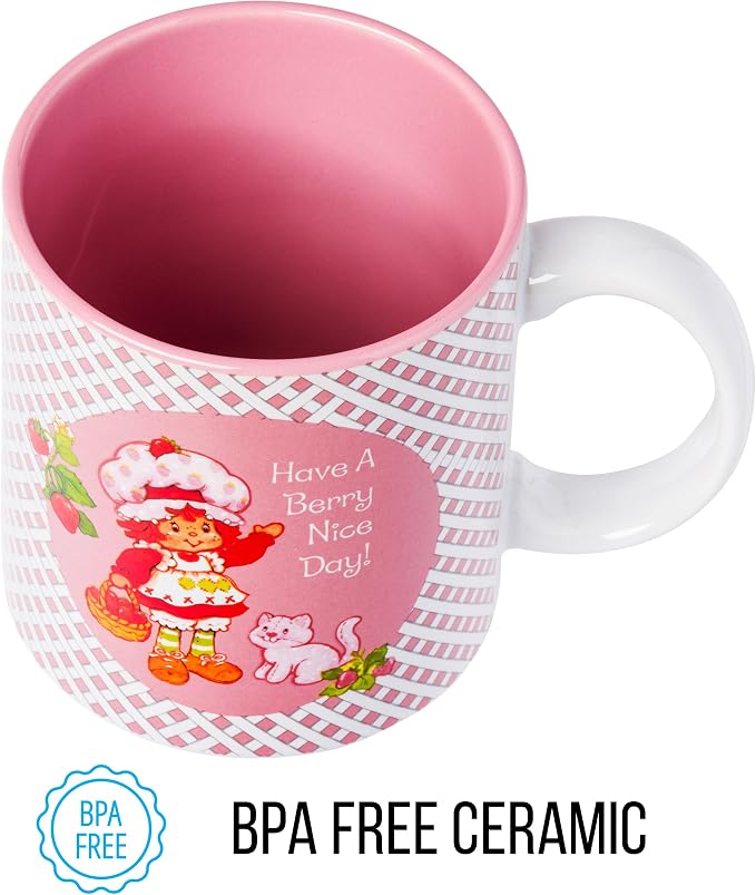 Silver Buffalo Strawberry Shortcake and Custard, Ceramic Mug, 20oz | Have a - Image 6