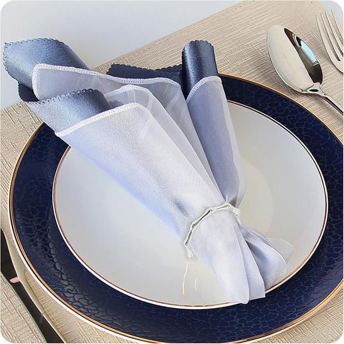 pson 6Pcs Bamboo Knuckles Style Napkin Rings - Image 4