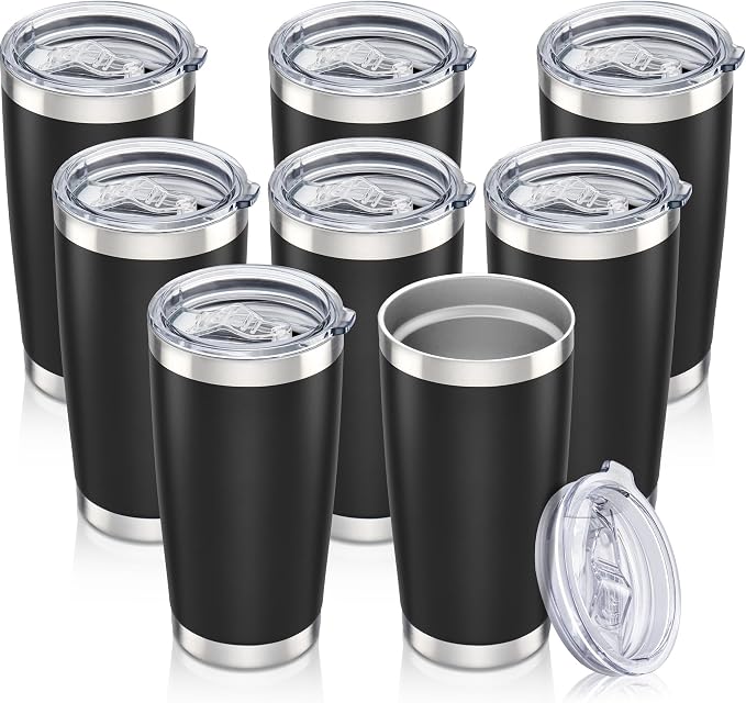 20 oz Tumbler with Lid Stainless Steel Insulated Tumblers Bulk Cups Mug | by Orebigo