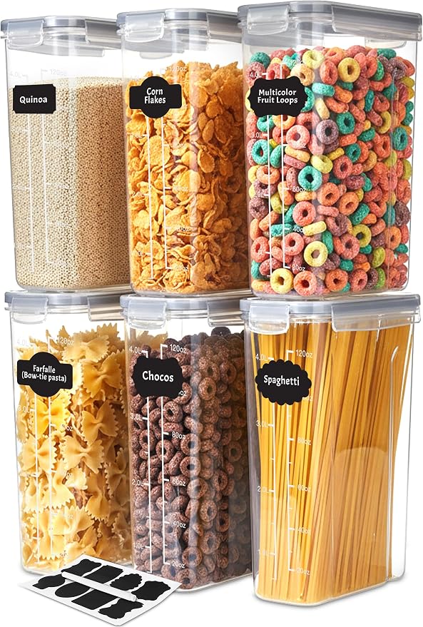 Utopia Kitchen Cereal Containers Storage Set by UTOPIAKITCHEN