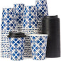Tamone 100 PACK 12OZ Disposable Coffee Cups by InjectingCreativityandBeautyintoModernLife