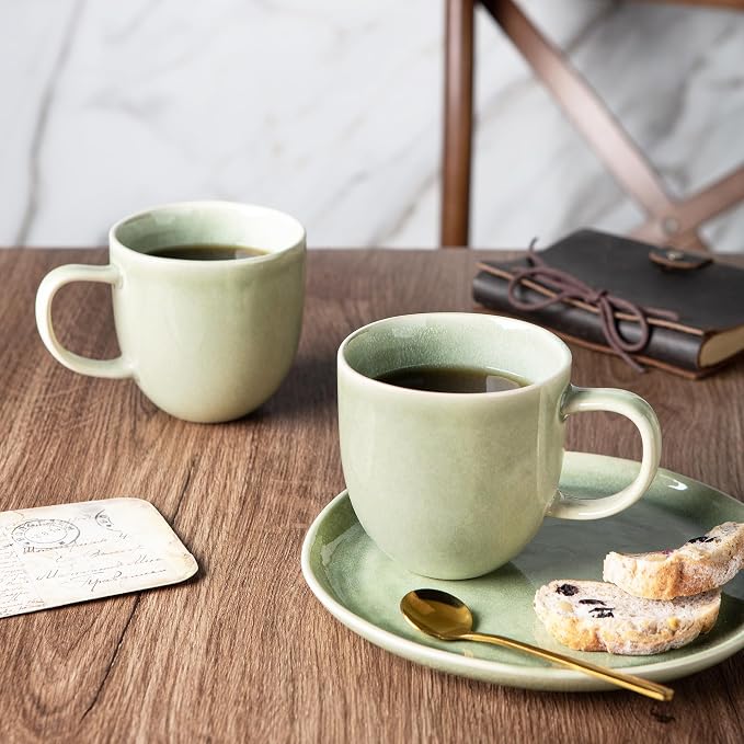 AmorArc 12oz Coffee Mugs, Ceramic Coffee Mugs set of 6 - Image 4