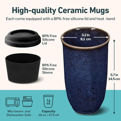NOVA CERAMICS Coffee Tumbler – Travel Mug - Image 3