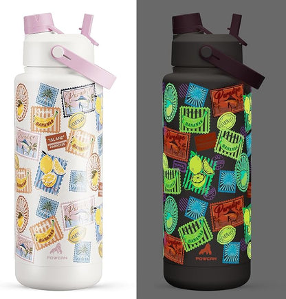 POWCAN 40 oz Insulated Water Bottle by POWCAN