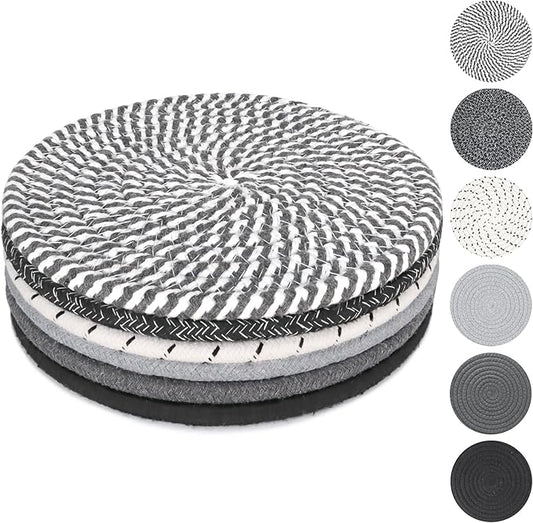 8 Inch Trivets for Hot Dishes, Hot Pots and Pans, Large Coaster for Kitchen by KITLAB
