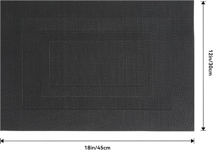 Leetaltree Black Frame Placemats Set of 24 - Image 9