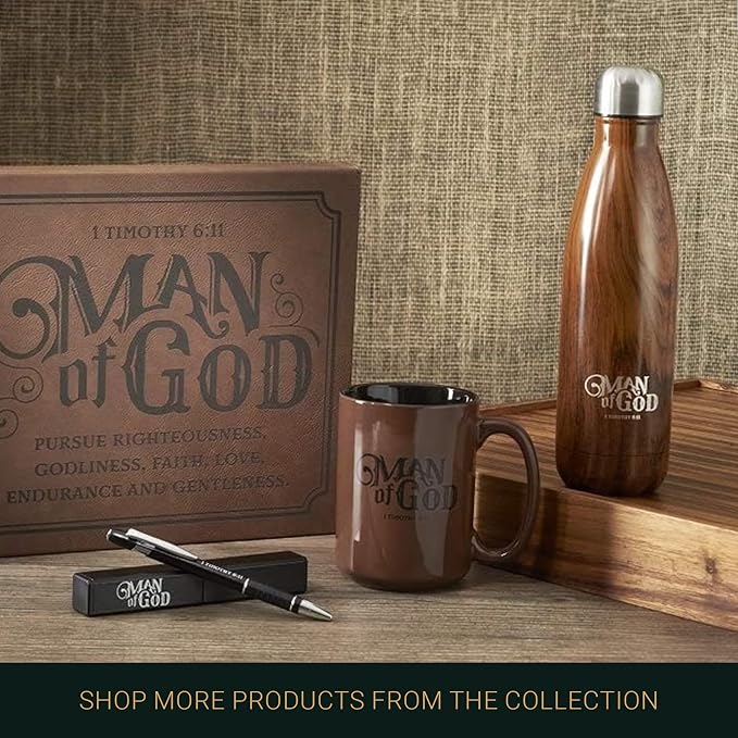 Christian Art Gifts Brown Ceramic Coffee Mug – 14 oz. Microwave and - Image 7