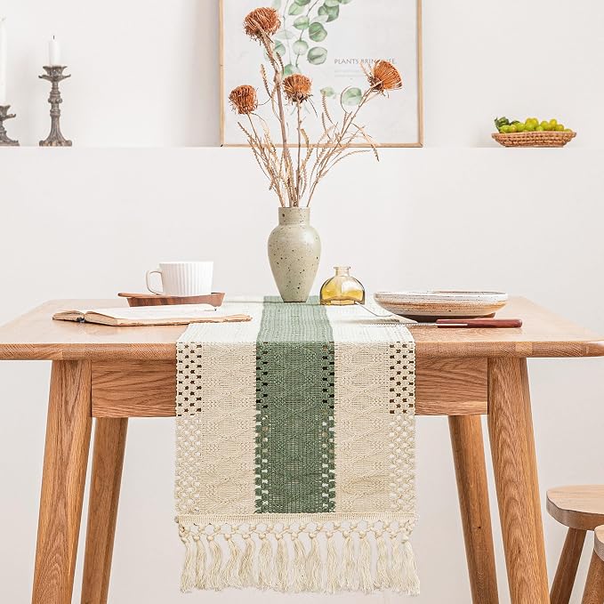 Cotton Farmhouse Table Runner - Image 6