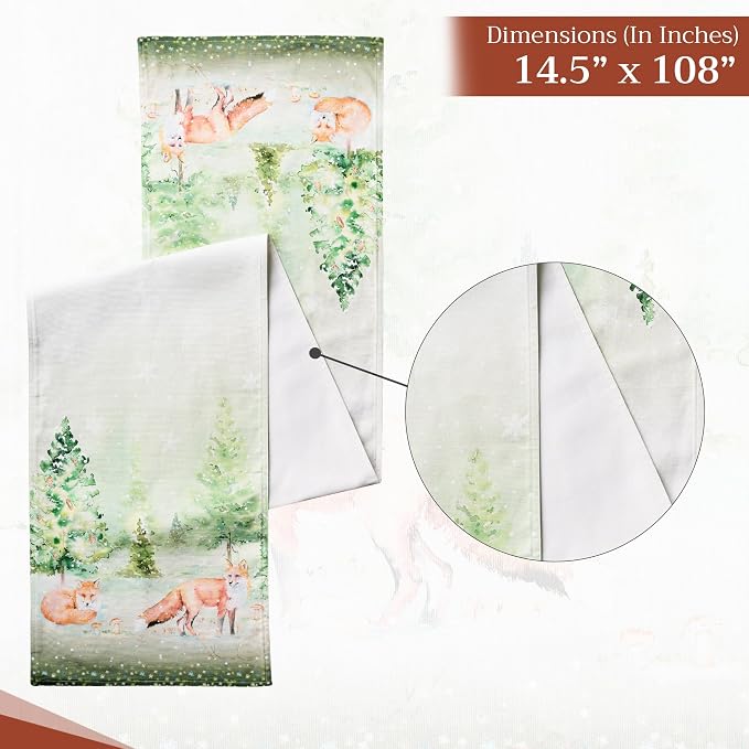 Maison d' Hermine Table Runner 100% Cotton 14.50" x 108" | Table Runners 108 - Image 4