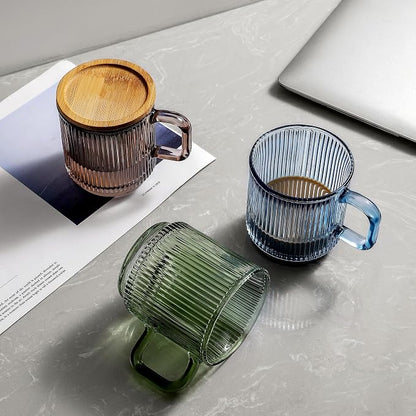 Lysenn Glass Coffee Mug with Lid - Image 4