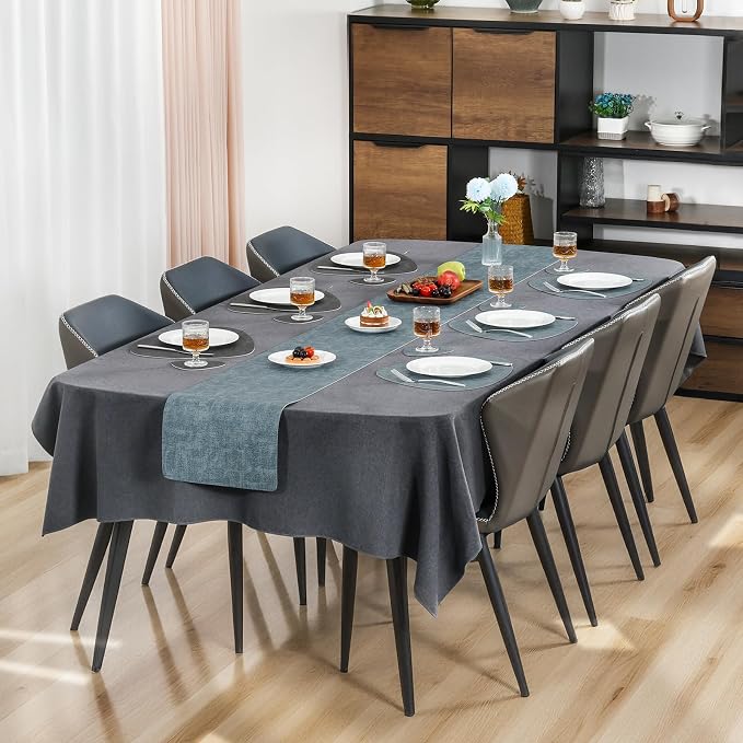Faux Leather Placemats Set of 4, Dual Sided - Image 6