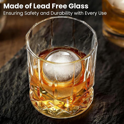 BELLAFORTE Whiskey Glasses, Old Fashioned Glass Set of 8 – 4 Bourbon Glasses + - Image 3