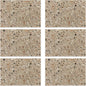 Placemats, Terrazzo Granito Pattern Placemats 12x18 Inch Waterproof Non-Slip Washable Table Mats for Kitchen Dining Party Table Decor,Set of 6