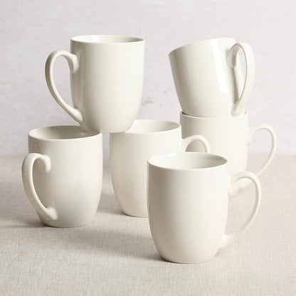 Gibson Home Great Essentials 16 Ounce Porcelain Coffee Mugs - Image 2