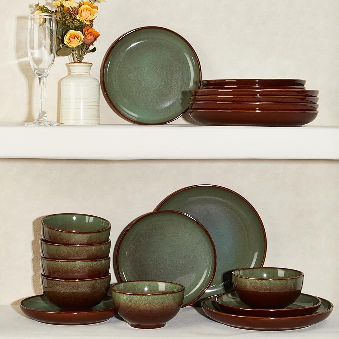 Stoneware Dinnerware Sets Service - Image 7