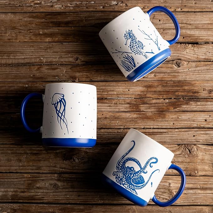 AmorArc Large Coffee Mugs Set of 6, 18oz Ceramic Coffee Cups - Image 5