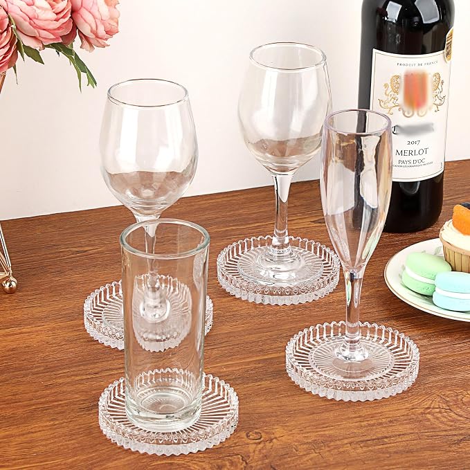 Modern Glass Coaster Set of 8 - Image 8