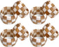 Resin & Wood Napkin Rings, epoxy resin & natural wood, moisture-resistant by CLEENTABLE