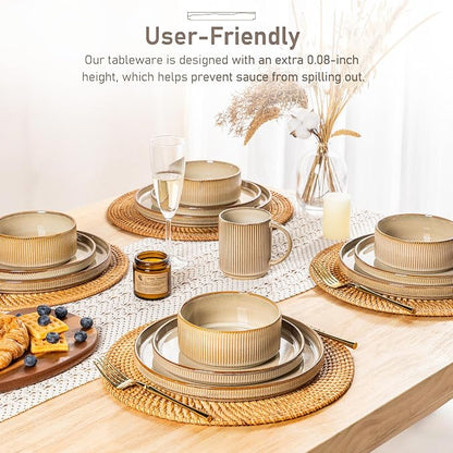 GBHOME Stoneware Dinnerware Sets - Image 6