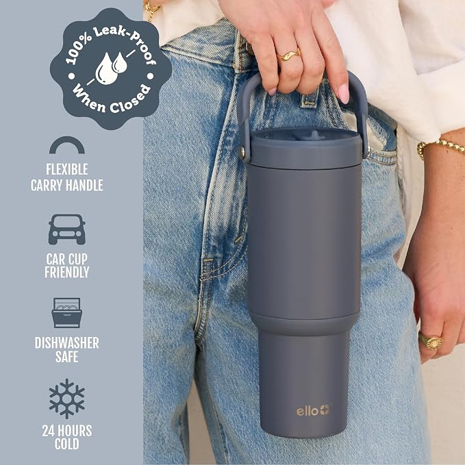 Ello Oasis Go+ 26oz Insulated Stainless Steel Tumbler - Image 4
