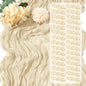 30 Pack Ivory Cheesecloth Table Runner 17 x 108 inch Cheese Cloth Table Runners by Yorcari