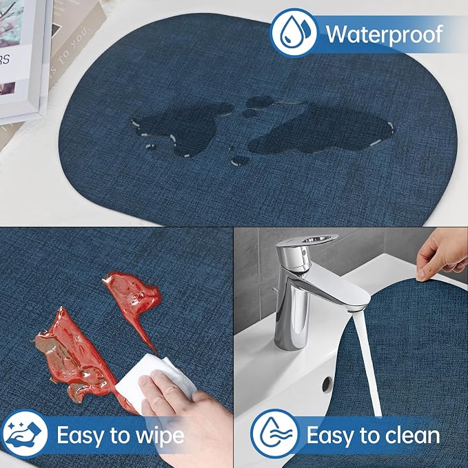 Faux Leather Placemats Set of 6 - Image 5