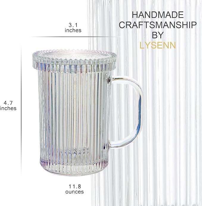 Lysenn Iridescent Glass Mug - Image 7