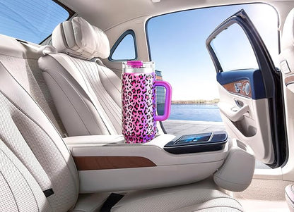 Meoky 40 oz Tumbler with Handle and Straw, Insulated Tumbler with Lid and Straw - Image 7