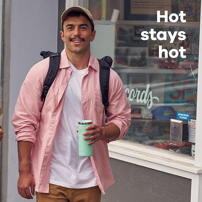 Hydro Flask Travel Coffee Cup – Insulated Stainless Steel, Leak Proof To-Go - Image 5