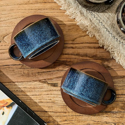 LUKA 6 Ounce Porcelain Stackable Espresso Cups - Image 2