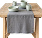 Over&Back 18x90 Washed 100% Linen Table Runner by overback