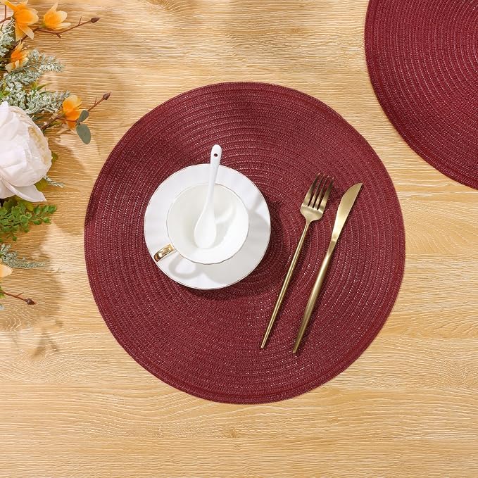 SHACOS Round Placemats Set of 8 - Image 9