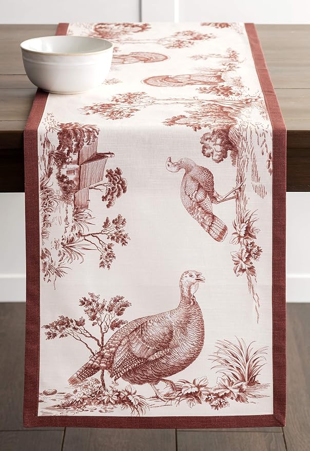Maison d' Hermine Table Runner 100% Cotton 14.50" x 72" | Table Runners 72 - Image 9