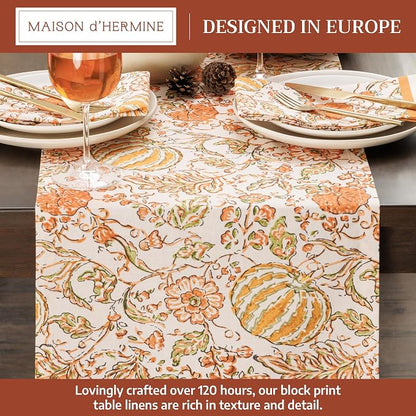 Maison d' Hermine Table Runner 100% Cotton 14.50" x 108" | Table Runners 108 - Image 2