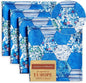 Maison d' Hermine Cloth Napkins Set of 4 100% Cotton Everyday Reusable Square Napkins Cloth Washable Dinner Party Wedding Restaurant Valentines Day Decorations Spring/Summer (Summer Blues, 20" x 20")