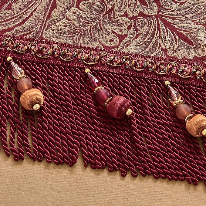 Loom and Mill Luxury Table Runner 108 Inches Long, Classic Jacquard Dining - Image 4