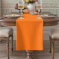 Orange Table Runner, Waterproof Washable Runners 72 Inches Long | Reusable by KAIPHO