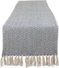 DII Woven Basic Tabletop Collection, Chevron Table Runner, French Blue by DII
