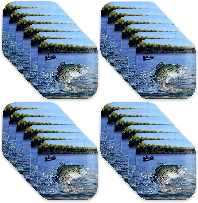 Havercamp Fishing Paper Dinner Plate Gone Fishin' Party Collection - Image 6