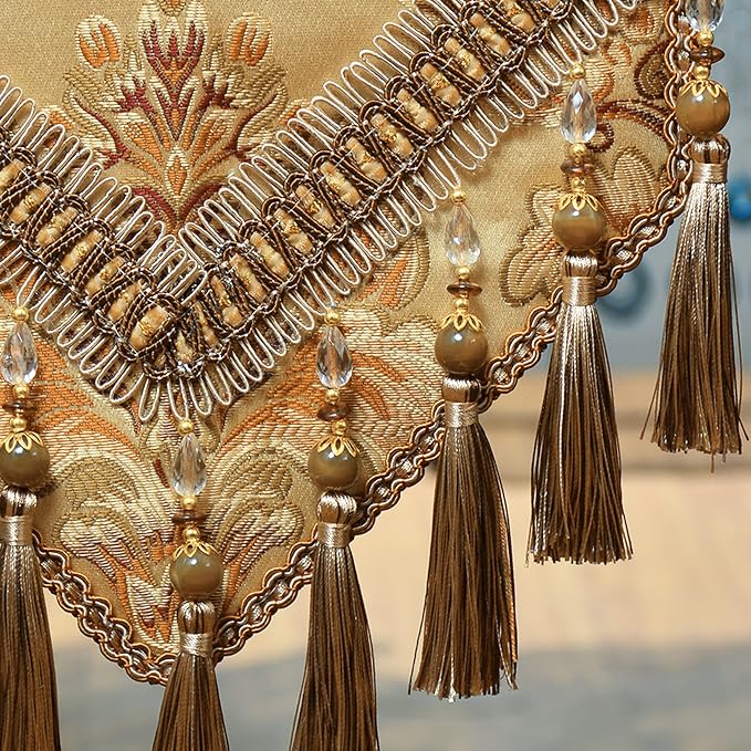 Luxury Velvet Gold Table Runner 63 Inches Long - Image 9