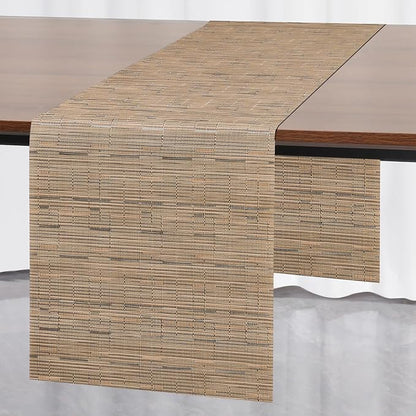 Myir JUN Light Brown Table Runner Home Decor Dining Table Runners | Vinyl Table by MyirJUN
