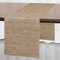 Myir JUN Light Brown Table Runner Home Decor Dining Table Runners | Vinyl Table by MyirJUN